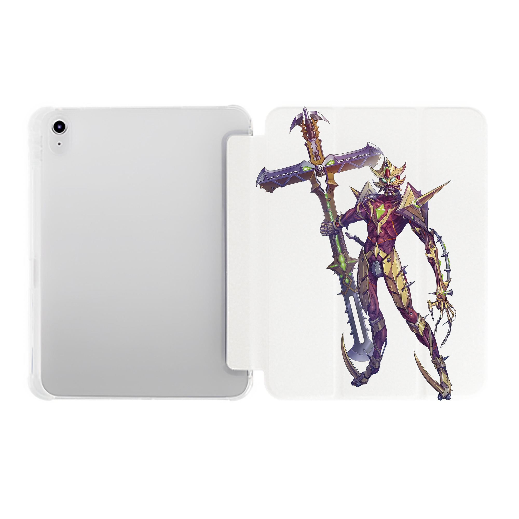 （画像用） ウルトラマン Ultraman IPad ケース ペン収納付き 三つ折りスタンド PUレザー×シリコン 対応機種9.5/10.5/10.9インチ
